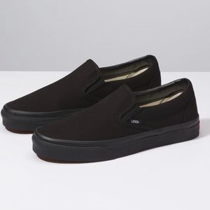 black slip on vans